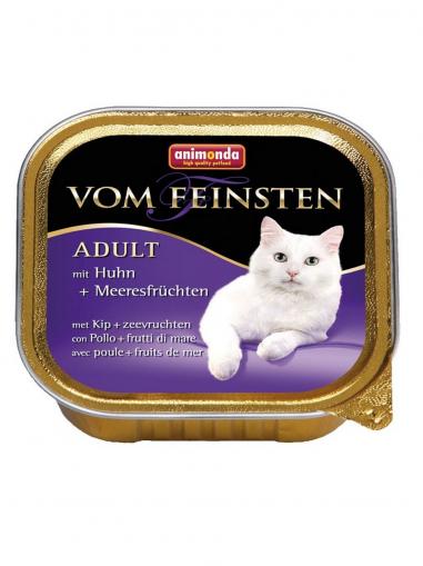 Animonda paštika Vom Feinsten Classic Cat kuře, mořské plody 100 g