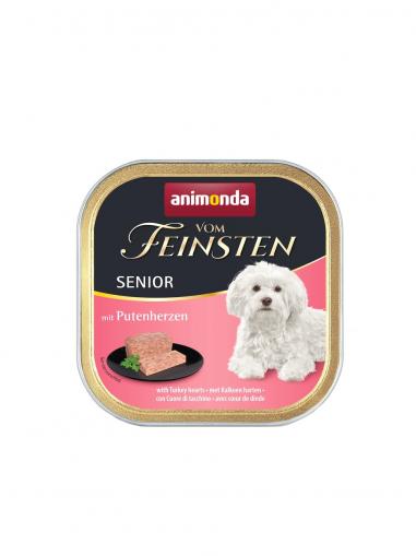 Animonda paštika Vom Feinsten Dog senior krůtí srdíčka 150 g