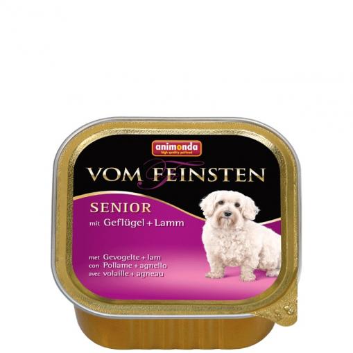 Animonda paštika Vom Feinsten Dog senior drůbeží, jehněčí 150 g