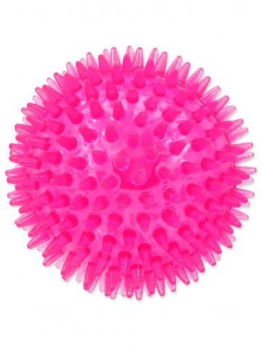 Dog Fantasy Hračka míček pískací růžový 8 cm
