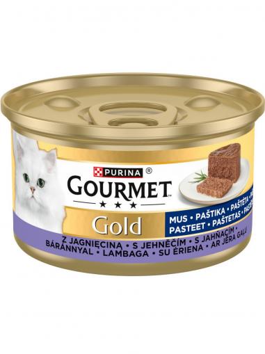 Gourmet Gold cat konzerva paštika s jehněčím 85 g