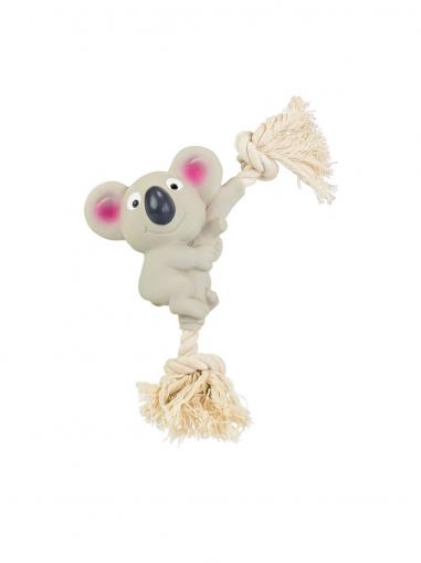 HipHop Koala na bavlněném laně se zvukem latex 10/24 cm