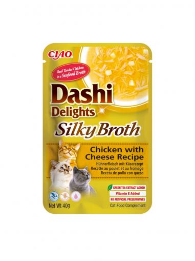 Inaba Churu Cat Dashi Delights Silky Broth kuře se sýrem 40 g