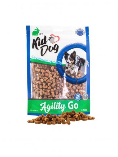 Kiddog AGILITY GO mini kousky s králíkem 250 g