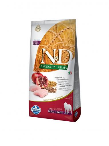 N&D Ancestral Grain Dog Chicken Adult Maxi Giant 12 kg