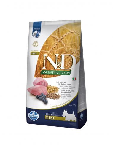 N&D Ancestral Grain Dog Lamb Adult Mini 2,5 kg