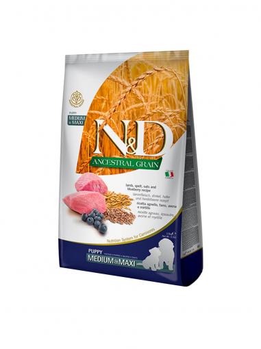 N&D Ancestral Grain Dog Lamb Puppy Medium & Maxi