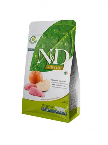 N&D Prime Cat Wild Boar & Apple Adult 1,5 kg