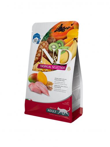 N&D Tropical Selection Cat Chicken 4 kg +1 kg ZDARMA