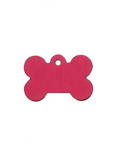 Psí známka Hi-line Kost velká červená 38x26 mm