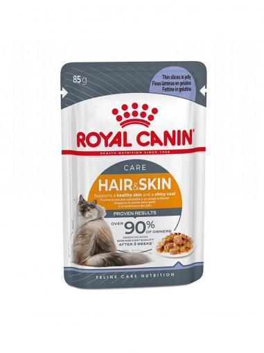 12 x Royal Canin kapsička Hair & Skin Care in Jelly 85 g