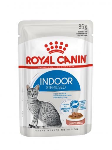 Royal Canin kapsička Indoor Sterilised in gravy