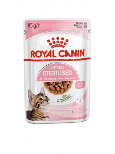 Royal Canin kapsička Kitten sterilised in gravy 85 g