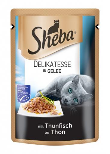 Sheba Delikatesse kapsička tuňák v želé 85 g