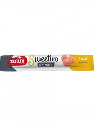 Zolux Pochoutka kočka SWEETIES kuřecí krém. tyčinka 14 g 