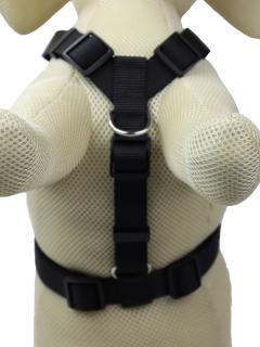 animALL Postroj popruhový černý S-M 40-58 cm/15 mm