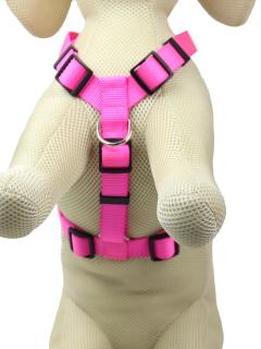 animALL Postroj popruhový růžový S-M 40-58 cm/15 mm