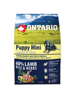 Ontario Puppy Mini Lamb & Rice