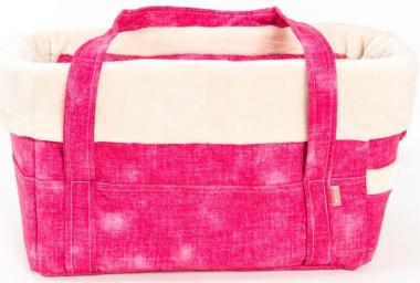 Transportní taška softshell Džína Lux malinová 30 cm