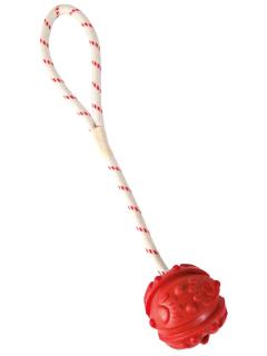 Trixie Plovoucí míč na šňůře malý 35 cm/4.5 cm